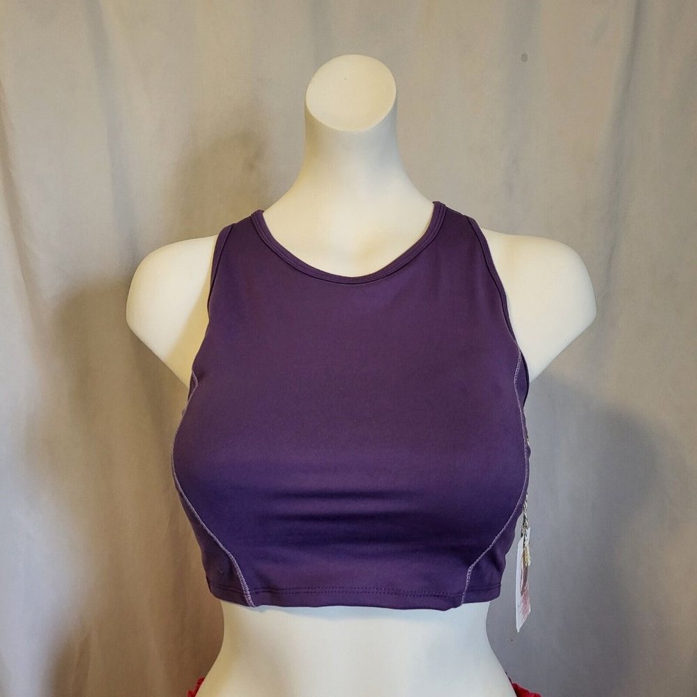Jessica Simpsons Women's Sports Bra, Purple, Size XS, Padded, NWT